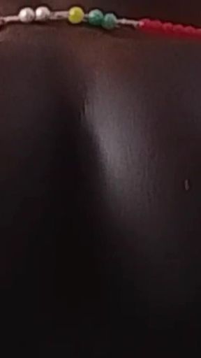 Teenage Twink with Sexy Waistbeads Was Farting Loudly