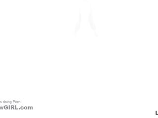 Shy brunette hair model got tempted by the producer