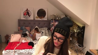 Non Nude Tease of Czech Teens Party Lingerie and Mini Skirts Try On at Home