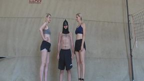 Tall volleyball girls and smaller men - differences and sizes in body parts