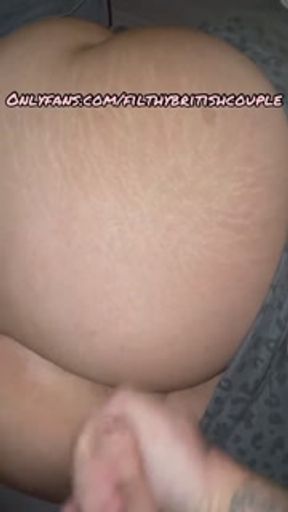Cuck Hubby Wanks &amp; Spunks Over Dirty Talking British Sluts Ass