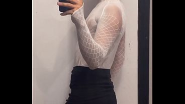 Me pruebo la ropita con la que voy a salir a la noche