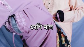 Muslim Hijabi Beautiful Housewife Fucking with Neighbor - With Clear Bangla Audio