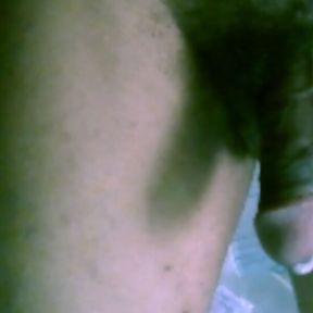 Masturbation with very oozing ejaculation