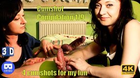 Cumshot compilation 179 VR3D 4K