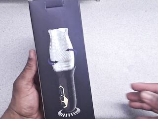 Unboxing Automatic Rotating Hunk Masturbator Blow Job Ramrod Stroker Sex Toys for Studs