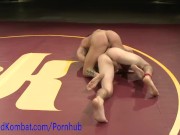 2 Hotties Battle It Out In The Ring