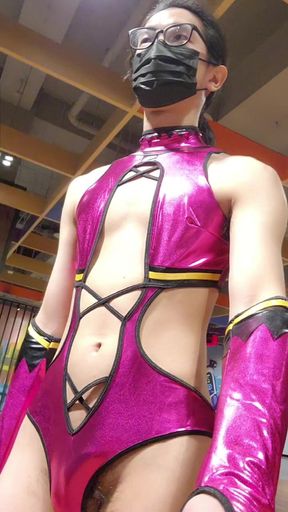 Mileena Exhibitionist Slut in Public