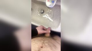 Jizm and wanking off in flat