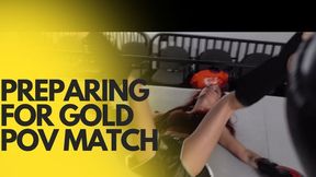 Preparing For Gold Match POV (4k)