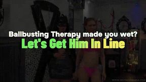 Ballbusting Double Torment Lsn 2 - Let's Get Him In Line