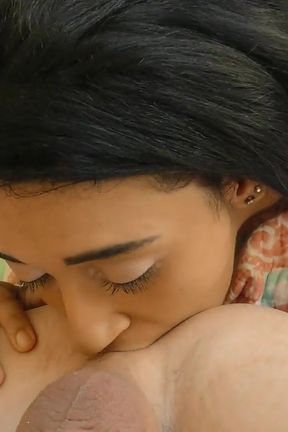 Big Tit Mixed Babe Fucks Her Way Out of Trouble