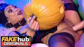 Hothub Originals - Pumping the pumpkin before Halloween Thai girl leaves the party to fuck a teen