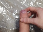 Uncut British Twink Cums On Plastic