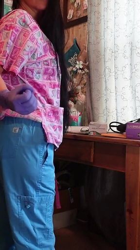 Nurse Lizzie Teases You with Her Ass