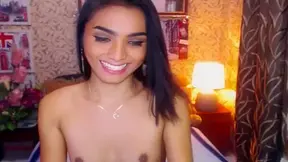 Hot Brunette Tranny Teasing her Viewers