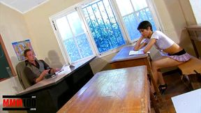 jasmine arabia from morocco assfucked in the classroom