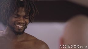 I was blindfolded but I could see how Devin Trez passionately shoved his huge cock in my holes