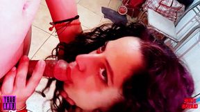 It's Getting Hot and Babyluna939 Tries on Her Bikini and I Fuck Her Mouth and Make Her a Creampie Part 1