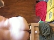 Coworker Fucking Dildo On Lunch Break