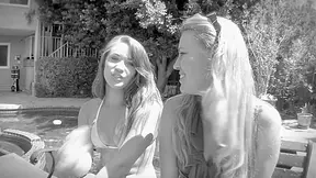 Stepmom takes care of her stepdaughter in a pussy licking way