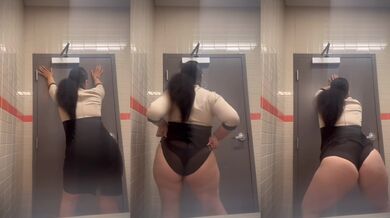 TEACHER BEING NAUGHTY IN SCHOLL BATHROOM AGAIN-POV