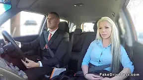 Big Tits Driving Examiner In Lingerie Fucks