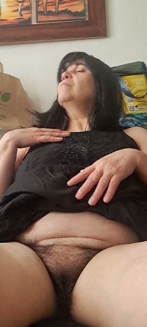 Mature Mom with a Hairy Pussy