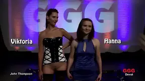 Devot Viktoria and Hanna Sperma Piss Orgy