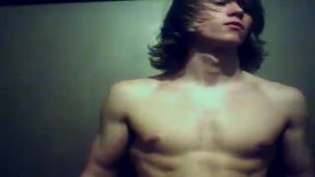 Long Haired Twink Puts His Hot Bod on Display