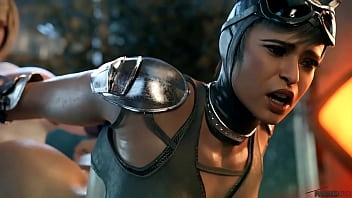 catwoman getting fucked anally by futas