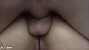 Petite Chinese SG gets her tight anal fucked - Closeup