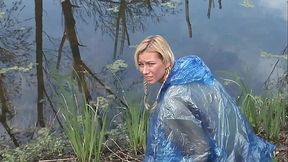 Deniska Plays Perverted Games With Masked Men Outside