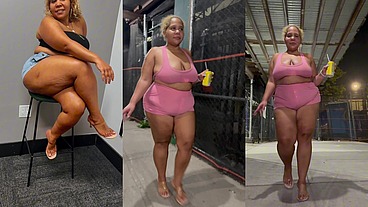 Boricua Mami - Legs Crossed - Mini Skirt - Fat Ass - BBW