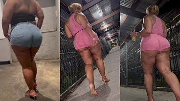 Boricua Mami - Legs Crossed - Mini Skirt - Fat Ass - BBW