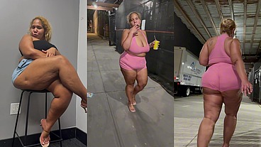 Boricua Mami - Legs Crossed - Mini Skirt - Fat Ass - BBW