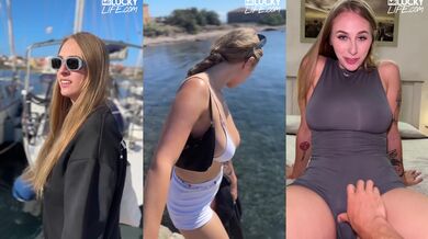 Gorgeous Angel Teasing Big Dick in Clear Blue Water
