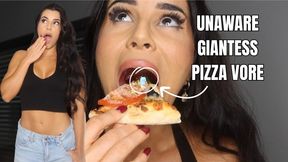 Unaware giantess pizza vore - OnlyVanessa