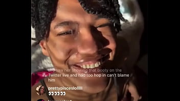 He gave me another facial on Instagram LIVE