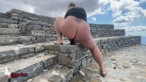 Lena Cox - Wild Public Fuck in Stone Theater