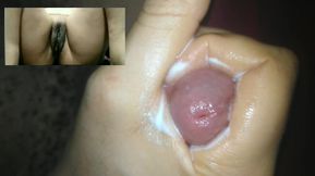 Masturbating with my distance girlfriend on a video call