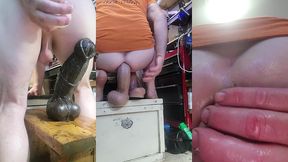 two mr hankeys dildos in my ass at the same time