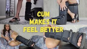 Cum for my Sprained Ankle Boot