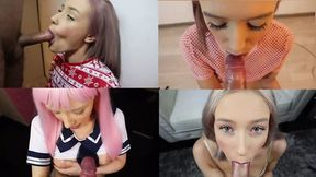 Old and Yummy couple gives huge cum facial comp