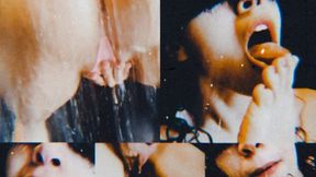 SHOWER AND SELF WORSHIP (TOE SUCKING AND CUM COUNTDOWN)