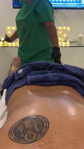 Underestimated Pleasure - Gorgeous Latina Gives a Special Happy Ending Massage   Clip 1