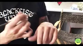 Slutty Audrey teaches guy to eat cute Asian pussy in doggy style