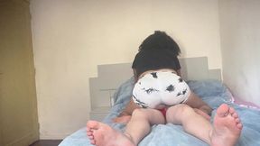 tied-up trans girl slave smells bbw domme s farts