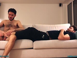 Gay feet play, foot massage, footjob