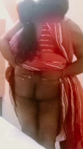 Desi Indian Tamil BBW Wife Latha Standing Hug Ass Squeeze &amp; Pussy Lick by Financier for Debt Pay!